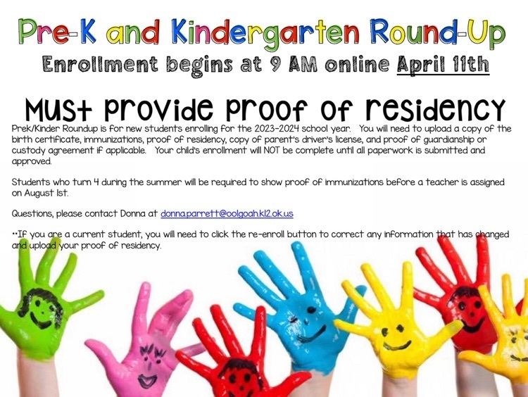 2023-2024 Enrollment | Oologah Lower Elementary