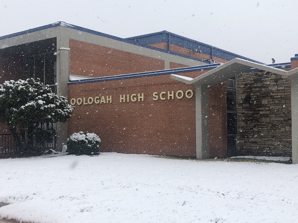 Lots of snow at OHS!