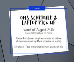 Schedule & Laptop Pick Up