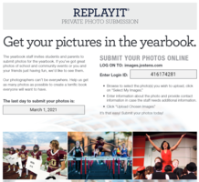 Get photos in Yearbook!