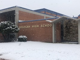Lots of snow at OHS!