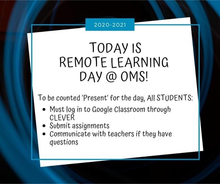 Remote Learning Day