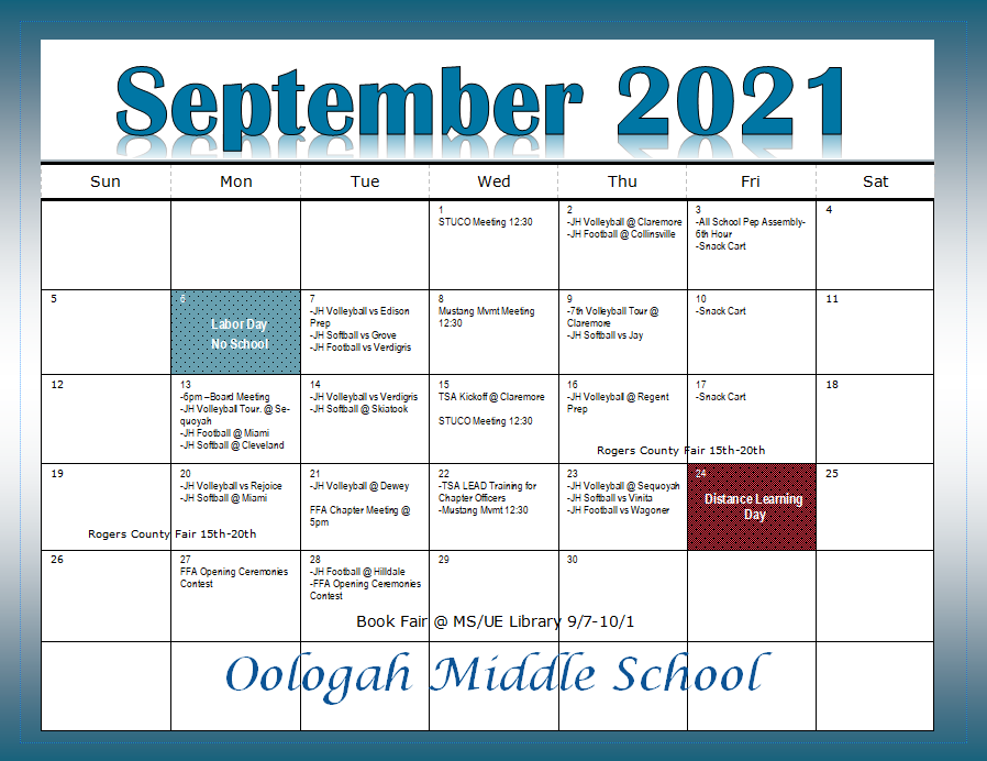 September Calendar