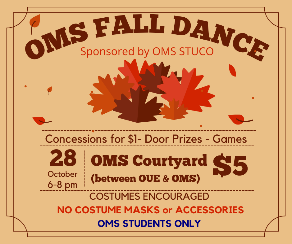 OMS Fall Dance