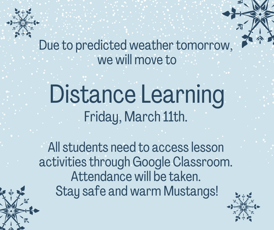 Distance Learning Day, March 11th